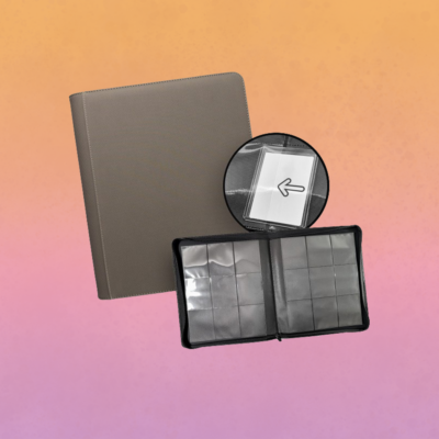 TCG Guru - Toploader Binder - Grau